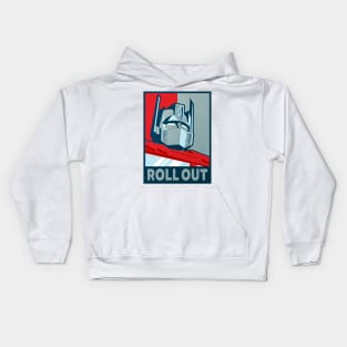 Roll Out Hope 84 Retro Kids Hoodie